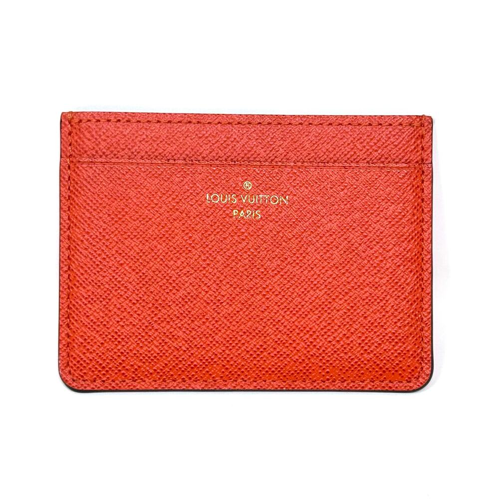 Louis Vuitton Orange Cardholder Wallet
